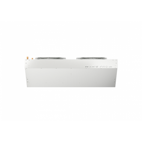 Perdea de aer industriala Wing Pro W150 EC R2 cu schimbator de caldura in doua randuri, 7300m3/h, 150cm - VTS
