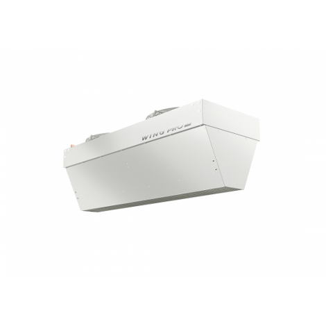 Perdea de aer industriala Wing Pro W150 EC R1 cu schimbator de caldura cu un singur rand, 7900m3/h, 150cm - VTS