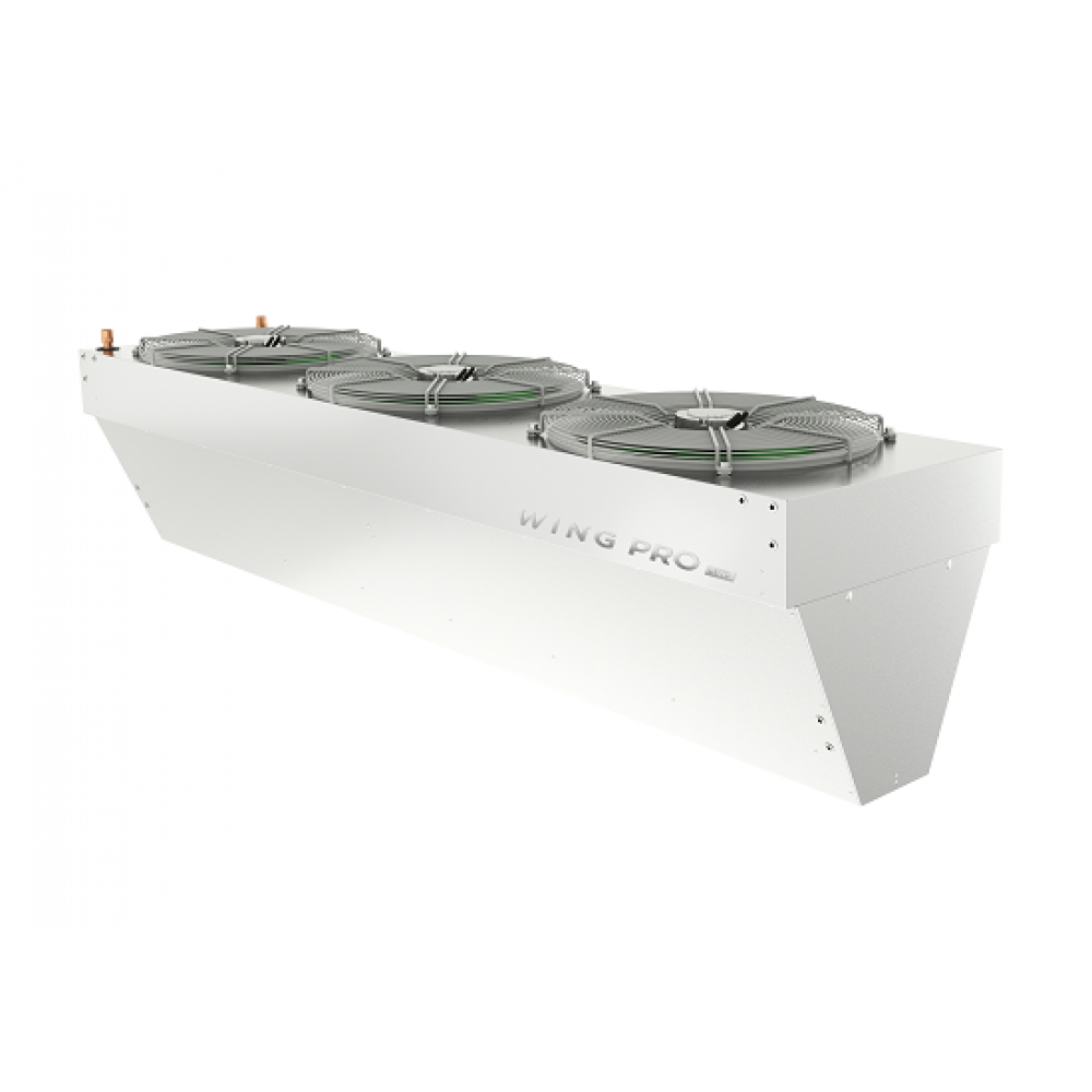 Perdea de aer industriala Wing Pro W200 EC R1 cu schimbator de caldura cu un singur rand, 11900m3/h, 200cm - VTS