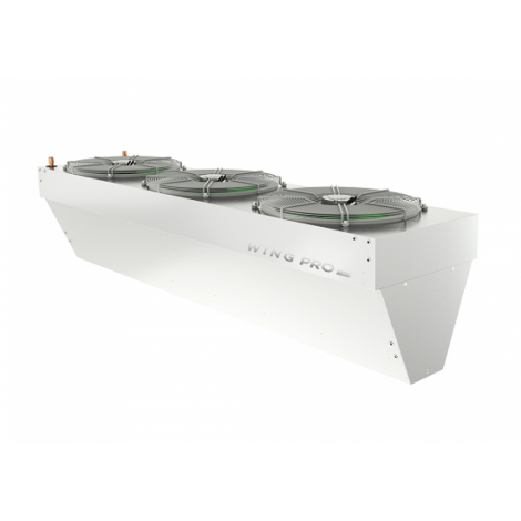 Perdea de aer industriala Wing Pro W200 EC R1 cu schimbator de caldura cu un singur rand, 11900m3/h, 200cm - VTS