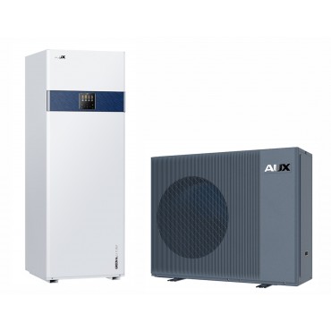 Pompa de caldura Split AIO aer-apa 12kW, boiler 190L, compresor Panasonic, telecomanda smart, Wi-Fi inclus - AUX
