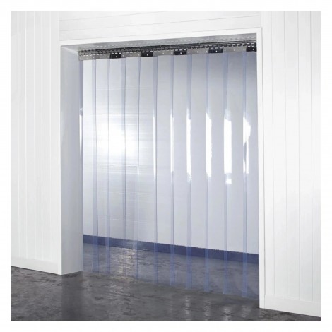 Perdea PVC Stripe Classic temperatura -25 + 35°C, 5 benzi x 300mm, H 3000 mm - Tecco