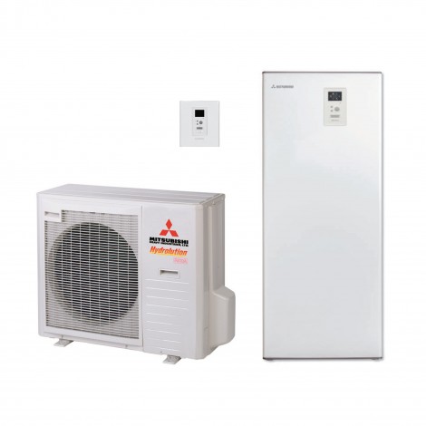 Pompa de caldura 12kw, incalzire apa calda si racire, Hydrolution All-In-One 12 - Mitsubishi