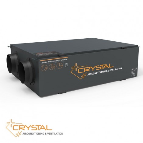 Recuperator de caldura 500mc/h, 188W, filtru de carbon lavabil - Crystal Eco 800