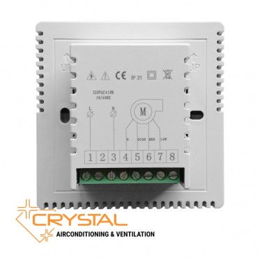 Recuperator de caldura 2000mc/h, 335W, filtru de carbon lavabil - Crystal Eco 2000