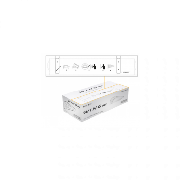 Perdea de aer Wing II E200 EC cu incalzire electrica, 10/15kw, 4500m3/h, 200cm - VTS